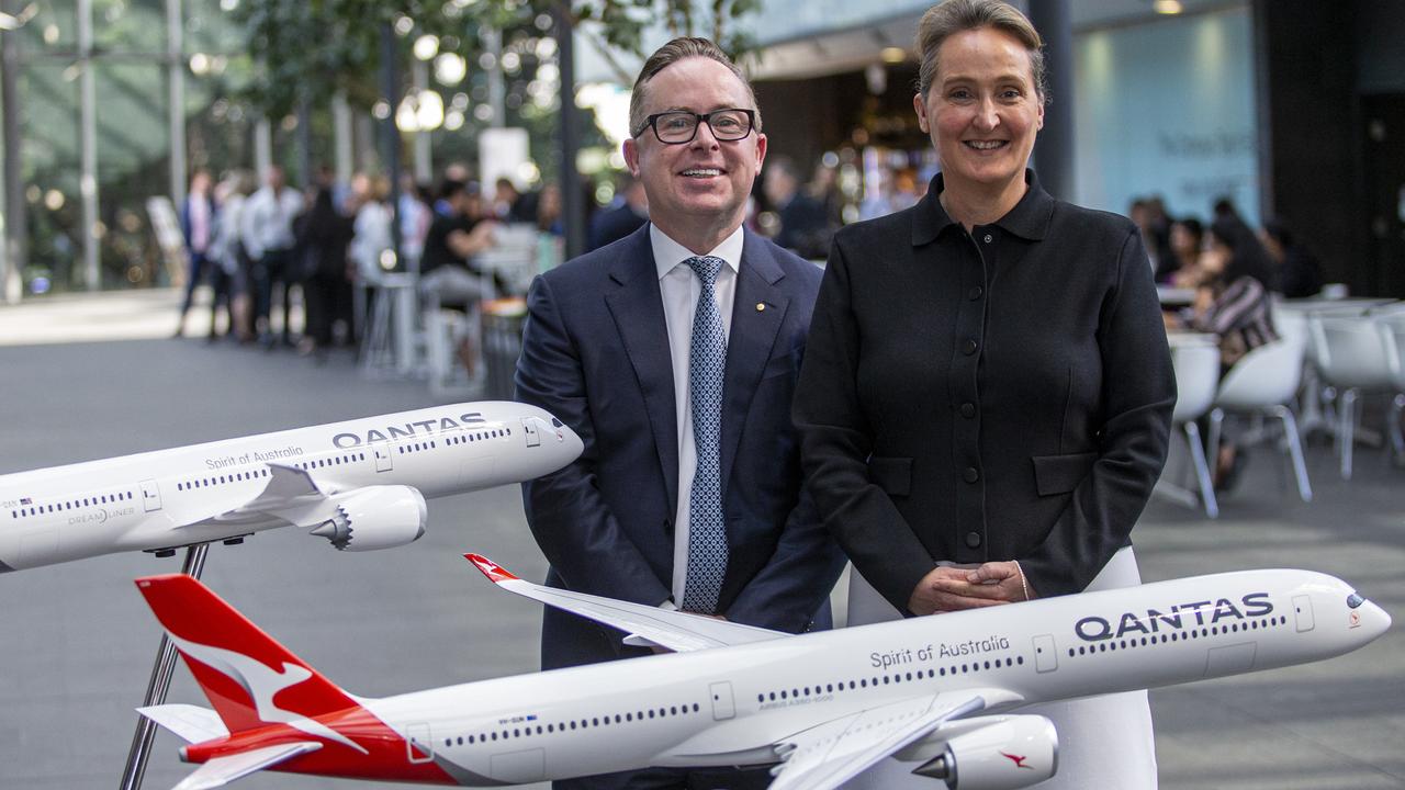 Bonuses have been very lucrative for Alan Joyce and will benefit his successor, Vanessa Hudson. Picture: Christian Gilles