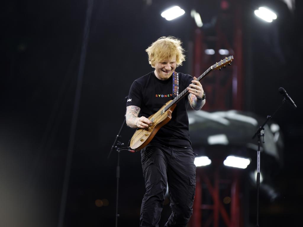 Ed Sheeran Sydney, Melbourne, Brisbane Pictures The Courier Mail