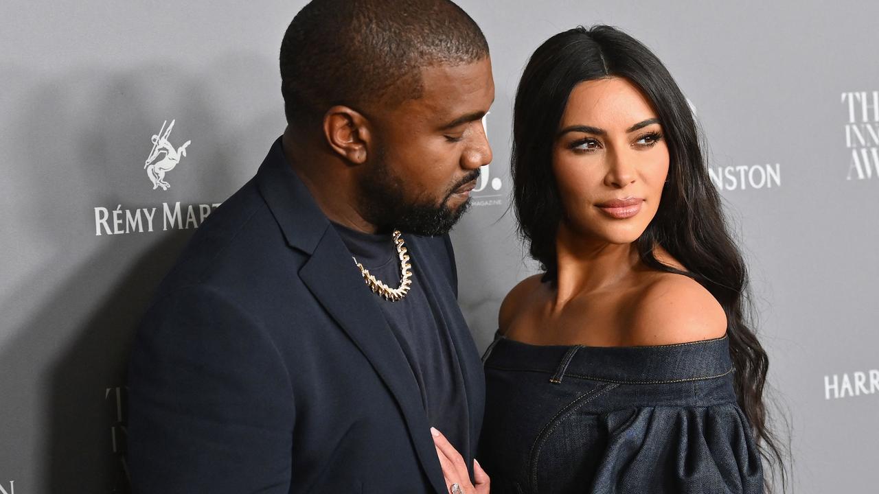 Kanye West and Kim Kardashian are in the middle of a divorce. Picture: Angela Weiss / AFP