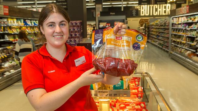 The Honey BBQ chicken is available across Australia in all Coles’ delis. Picture: Supplied