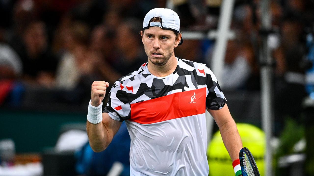 Duckworth had been competing at the ATP Paris Masters. Picture: AFP