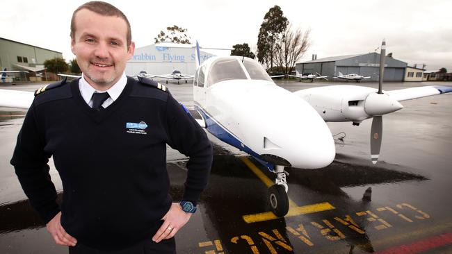 Ryan Moloney, who played Toadie, has his commercial pilot’s licence. Picture: Norm Oorloff