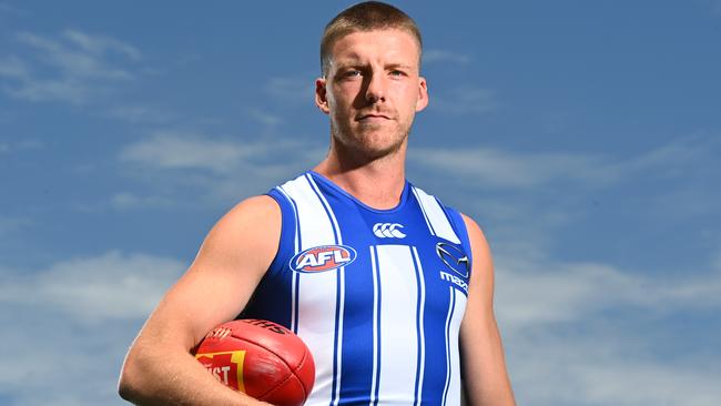 Former GWS defender Aidan Corr moved to North Melbourne. Picture: Quinn Rooney/Getty Images