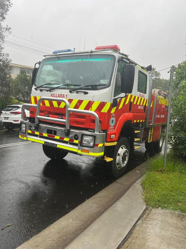 A photo of the brigade responding during Sydney’s recent flood events.