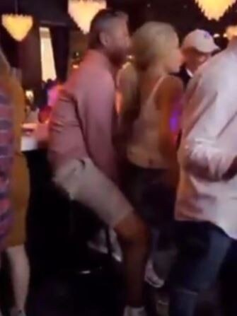 Meyer was caught on camera dancing with women in a bar after another loss. Photo: Twitter.