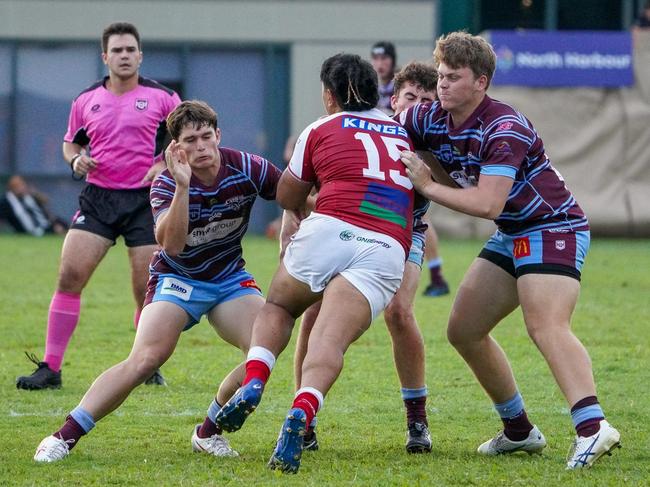 The CQ Capras under-18s had a draw with the Redcliffe Dolphins in their first pre-season trial played at Gladstone's Marley Brown Oval. Photos: Luke Fletcher