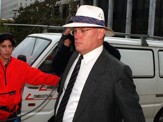 David Eastman in 1995. He was acquitted of the 1989 murder of top AFP cop Colin Winchester at his 2018 retrial. 