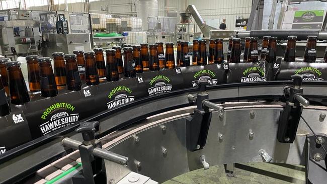 Prohibition Beer has fast become one of Hawkesbury Brewing Co’s top sellers.