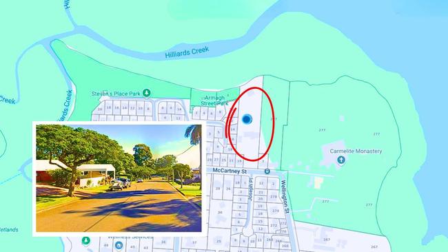 The Ormiston neighbourhood and streetscape where the 14-lot development is being proposed near the Carmelite monastery. Picture: Contributed