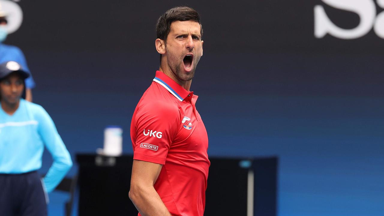 Novak Djokovic hasn’t dropped a set to Jeremy Chardy in the 13 meetings. Picture: DAVID GRAY/AFP