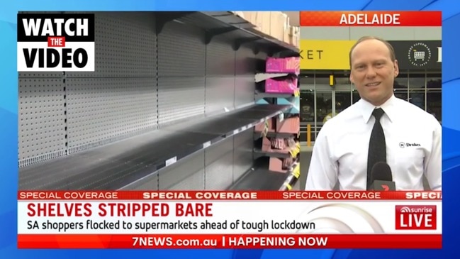 South Australians roasted over toilet paper panic (Sunrise)