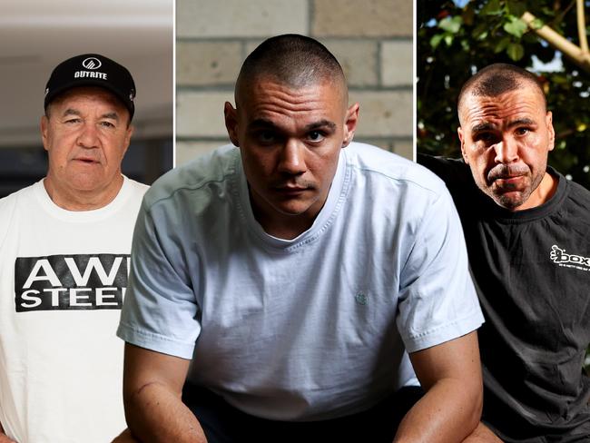 Jeff Fenech, Anthony Mundine with Tim Tszyu