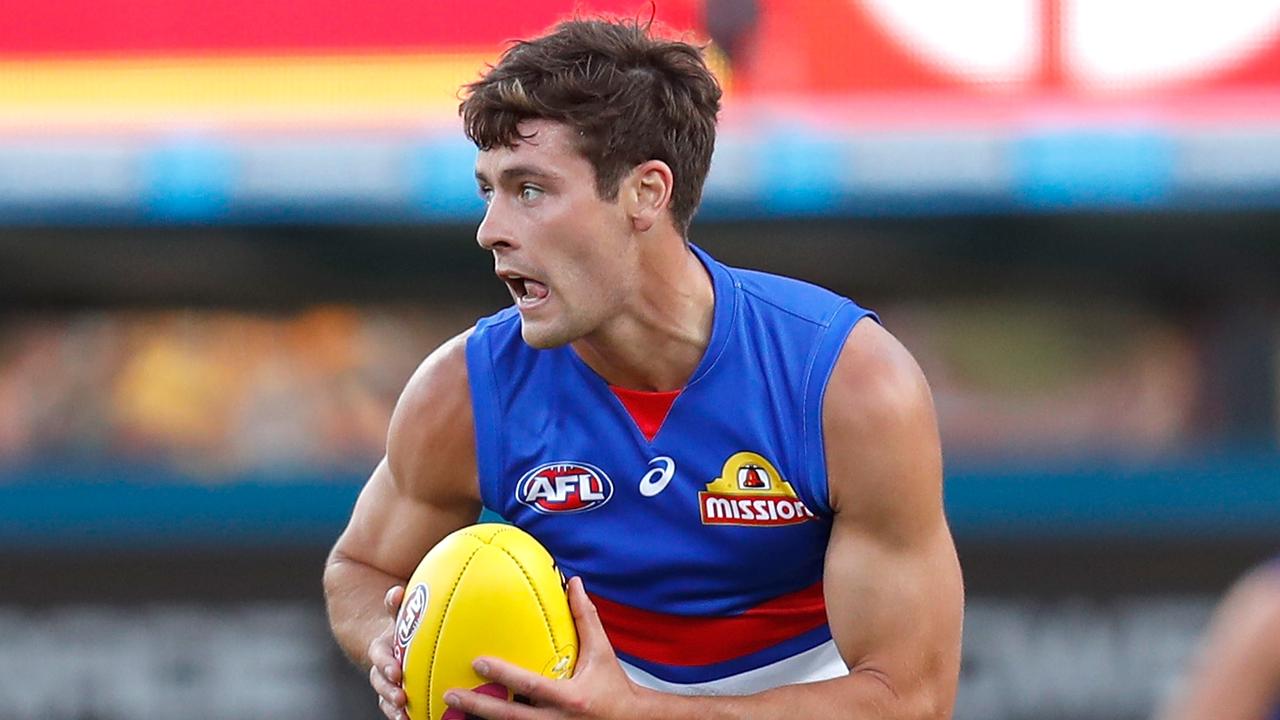 Josh Dunkley will remain at the Bulldogs in 2021. Picture: Michael Willson/AFL Photos via Getty Images