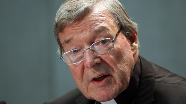 Cardinal George Pell at the Vatican in 2017.