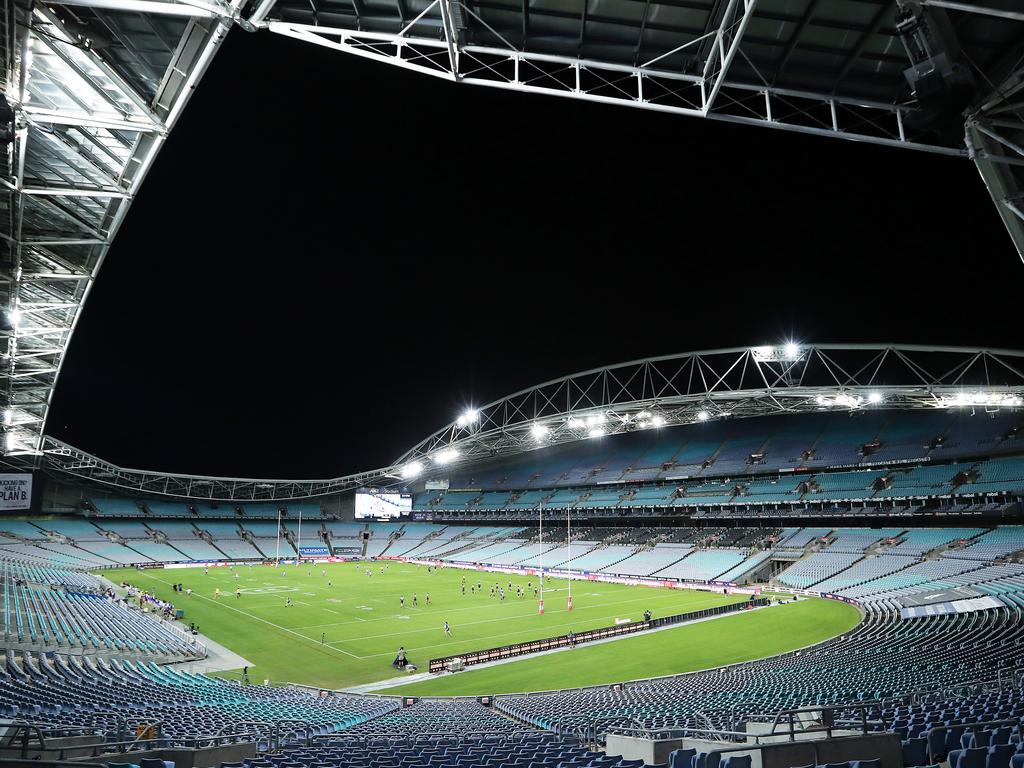 The NRL wants to proceed in empty stadiums.