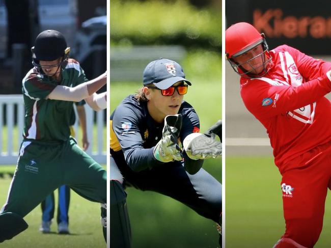 representative cricketers Austen Hiskens, Lukas Boorer and Jackson Ingram ahead of the 2022/23 Bradman Cup.