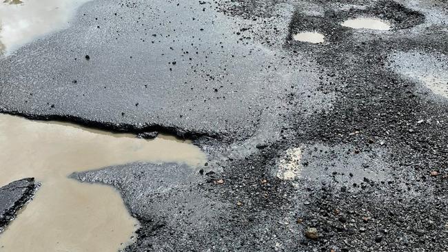 Dangerous potholes have emerged across the north shore.