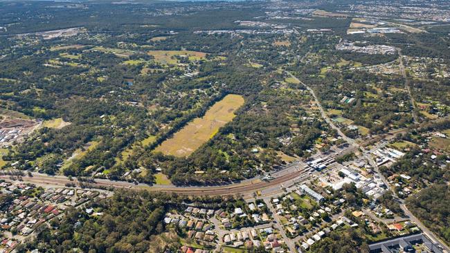 The 19.66 hectare site of the old Narangba quarry is poised to transform into a prime piece of land for a new housing estate. Picture: Contributed