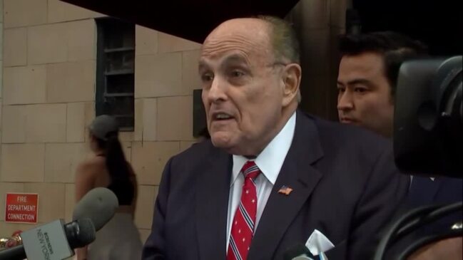 Giuliani heads to Atlanta to surrender in election probe | news.com.au ...