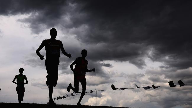 A storm looms in Bathurst.