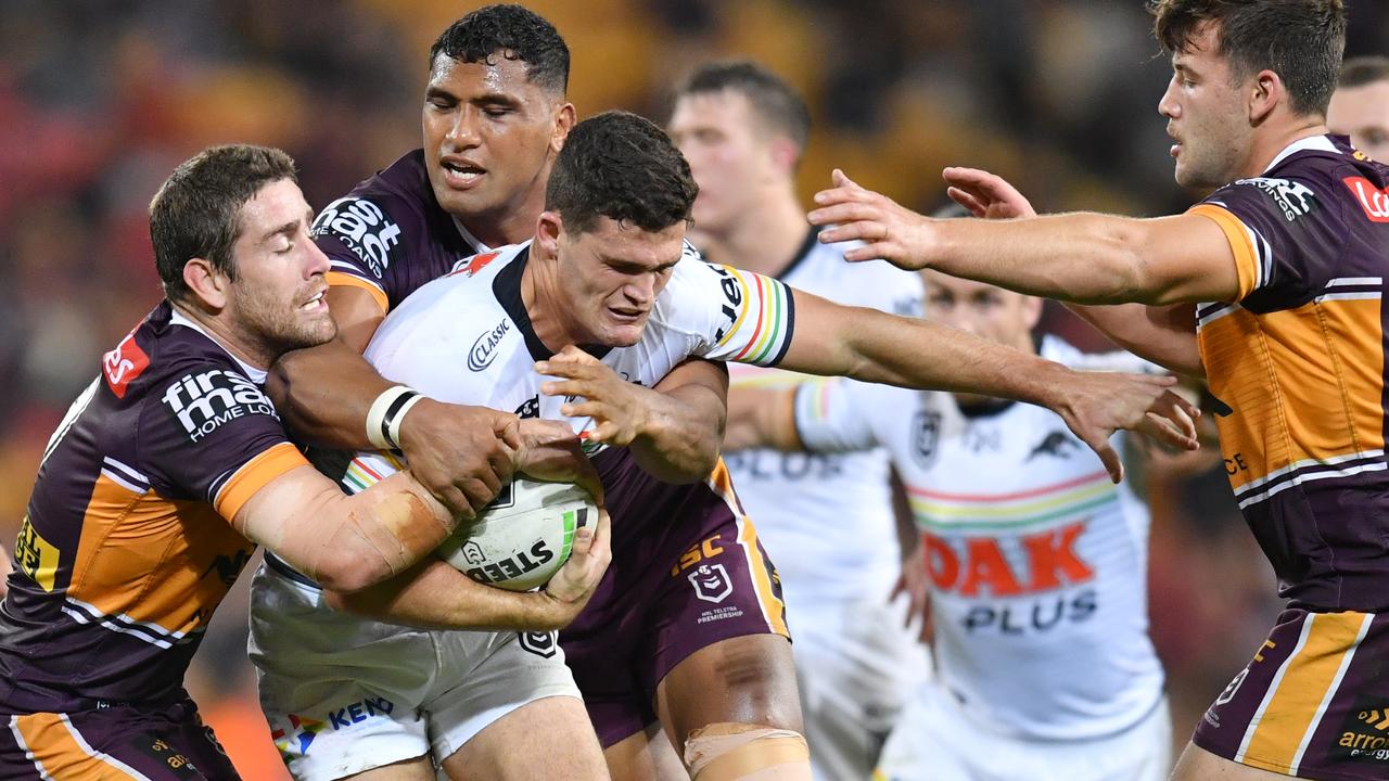 Payne Haas try: Blockbusting Bronco cruels Penrith’s finals hopes ...