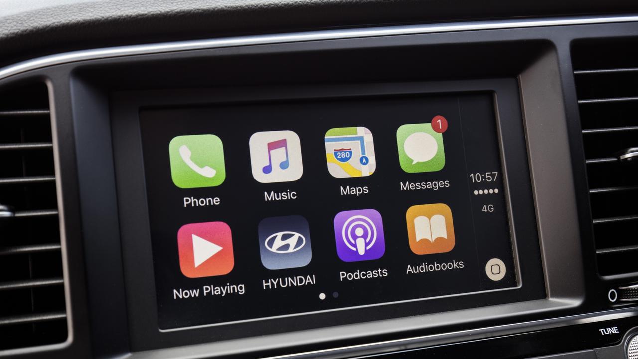 Toyota has resisted fitting Apple CarPlay to its vehicles because of concerns over data collection. Picture: Supplied.