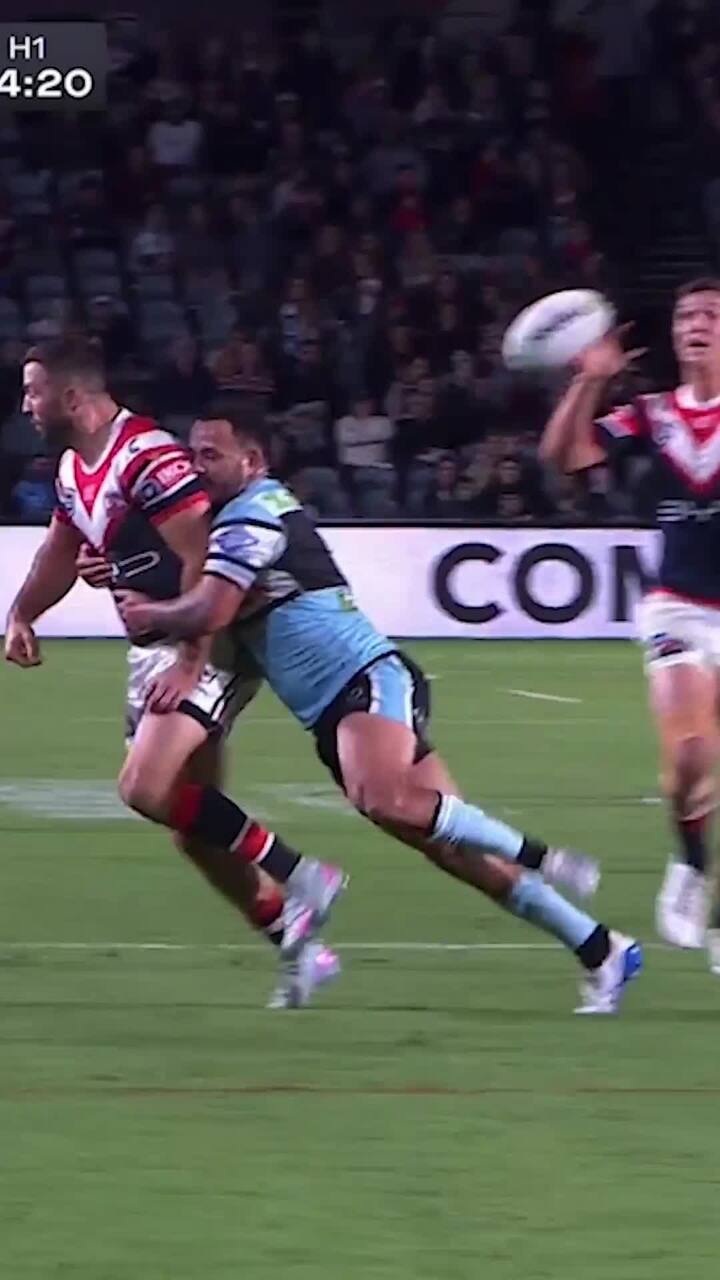 Teddy flicks for Roosters try