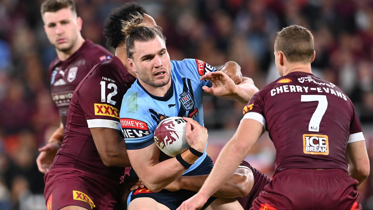 Origin could be played over Friday, Saturday and Sunday nights next year to see which timeslot is better for TV. Picture: Bradley Kanaris/Getty