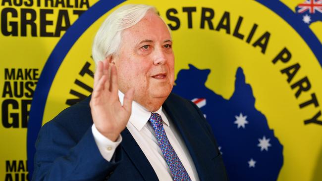 Clive Palmer in Townsville. Picture: Alix Sweeney