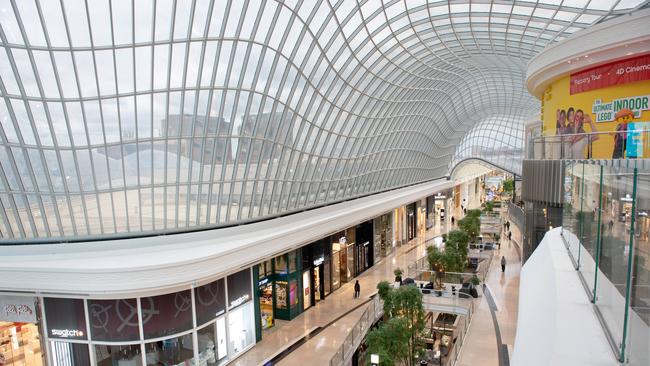 An empty Chadstone Shopping Centre. Picture: Tony Gough