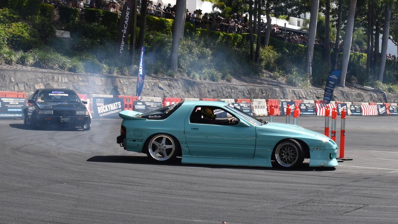 Drifting at Rockynats 2022 on Sunday April 17.