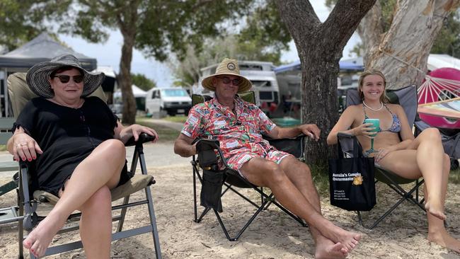 Gill Williams, left, Paul Williams, middle, and Casey Walsh, right. Photo: Asa Andersen.