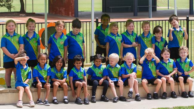 Bundaberg West State School<br/><p>Back Row from left: Kaysea, Matilda, Clement, Austyn, Cobie, Tahira, Daesha, Olivia, Alice and Logan</p><p>Front row from left: Layla, Priscilla, Aliza, David, Ainy, Emmett, Marlee, Cylus, Rylee and Eli</p><br/>