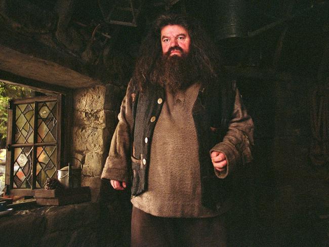Robbie Coltrane as Hagrid in Warner Bros. Pictures fantasy Harry Potter and the Prisoner of Azkaban.