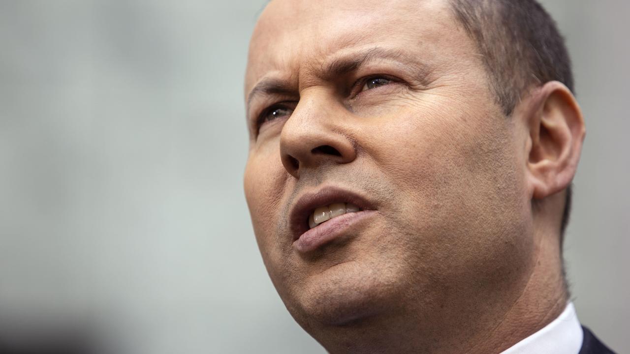 Treasurer Josh Frydenberg unveiled the changes to bankruptcy laws today. Picture: Gary Ramage/NCA NewsWire