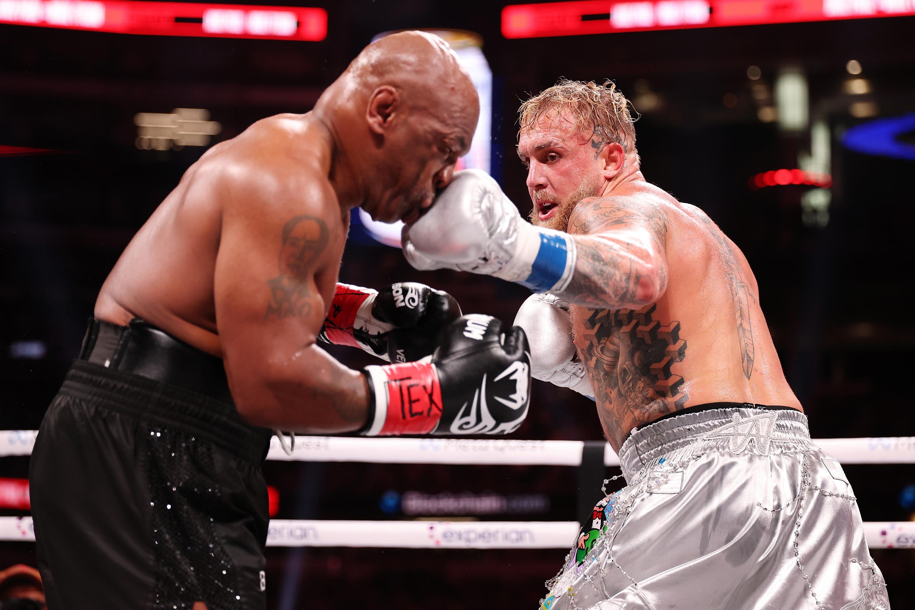 Mike Tyson was too old and slow for Jake Paul. (Photo by Al Bello/Getty Images for Netflix ÃÂ© 2024)