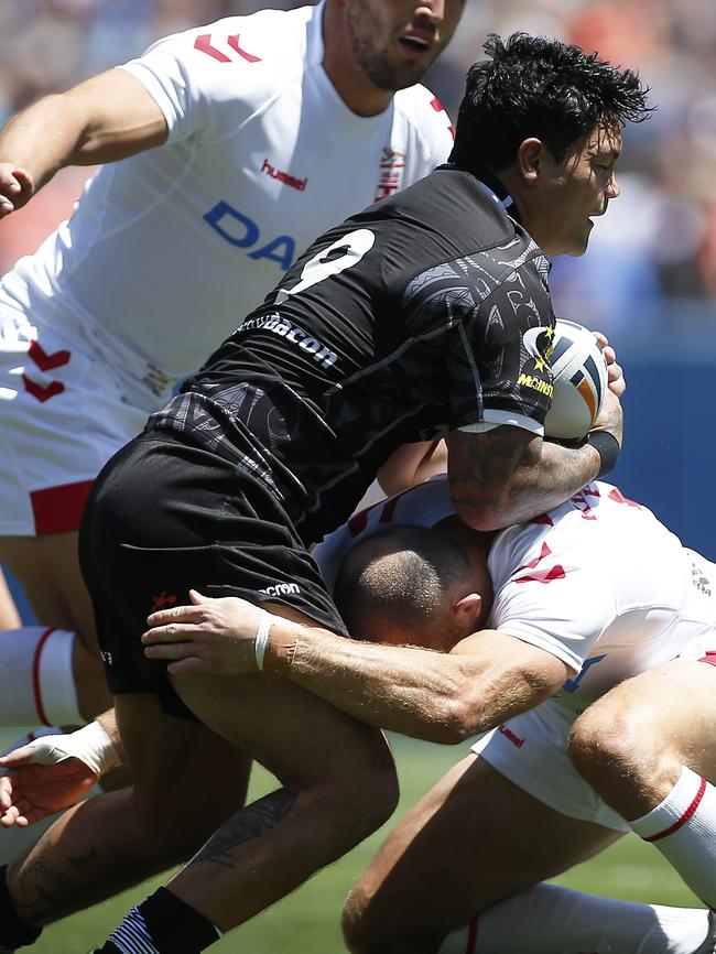 Issac Luke faces a race to face Cronulla. (Russell Lansford/Getty Images/AFP)