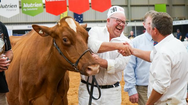 Lightning Ridge Cmd Dback Barbara, Instyle And Rusty Red, from Simpson, won Australia's Supreme Champion. Picture: Rachel Simmonds