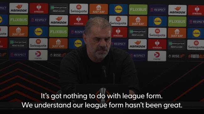 Ange Postecoglou takes aim at Spurs critics after reaching Europa League final