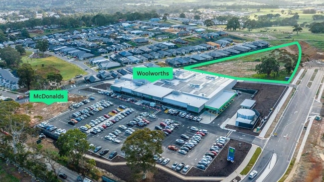 About 1.3ha of land along Heysen Boulevard in Mount Barker has hit the market near the new Woolworths.