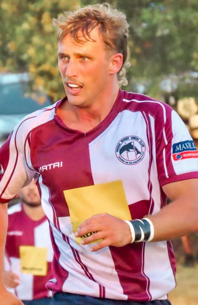 Ben Rogers in action for the Noosa Dolphins. Picture: Contributed.