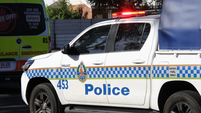 Northern Territory Police and St John Ambulance service responding to an incident in Alice Springs. Picture: Gera Kazakov generic, NT Police