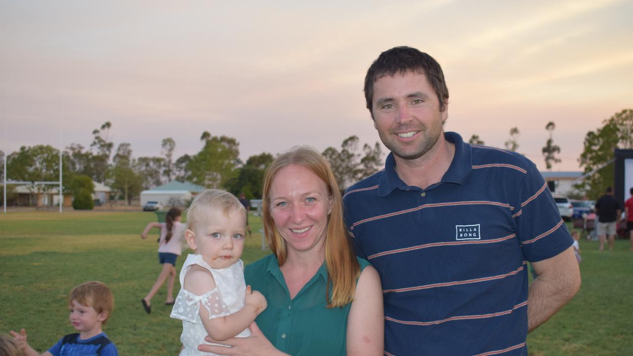 Ella, Michelle and Jason Heathwood.