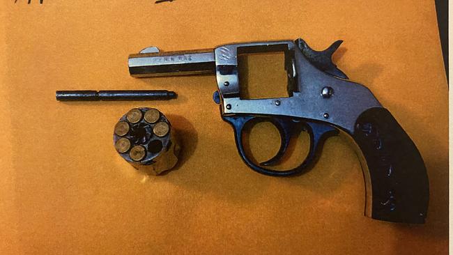 Court released photos of a firearm seized in the home of Mark Barford.