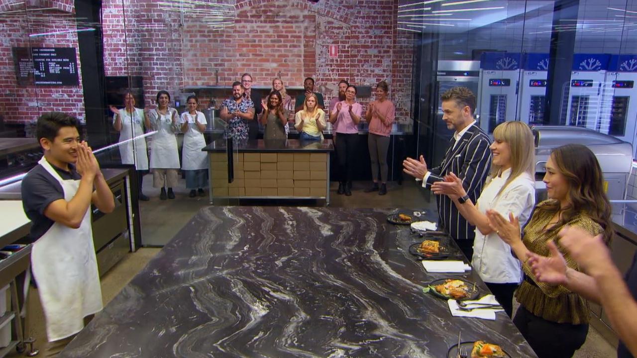 Everyone was impressed with Tommy's dish. Picture: Channel 10