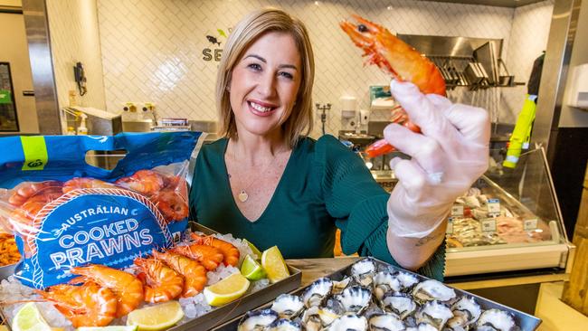 The supermarkets are going to sell more seafood this Easter. Picture: Richard Walker