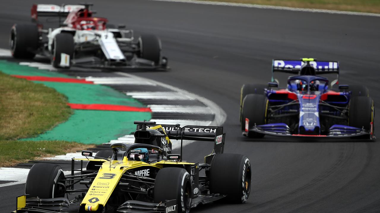 Daniel Ricciardo during the British F1 GP.