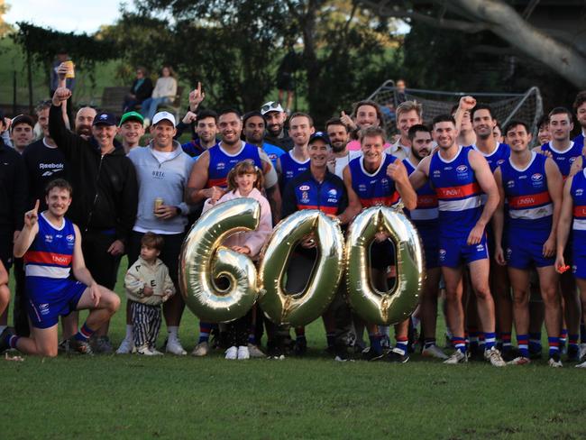 600 of the best: 55-year-old ex-Swan boots 10 goals in milestone