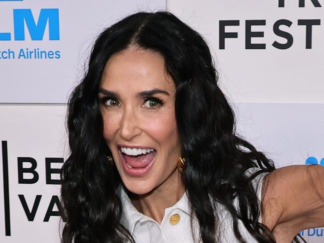 NEW YORK, NEW YORK - JUNE 07: Demi Moore attends the "BRATS" premiere during the 2024 Tribeca Festival at BMCC Theater on June 07, 2024 in New York City. (Photo by Theo Wargo/Getty Images for Tribeca Festival)