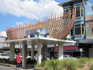 Lismore's controversial Ark sculpture, as it is now. Picture: John Bath